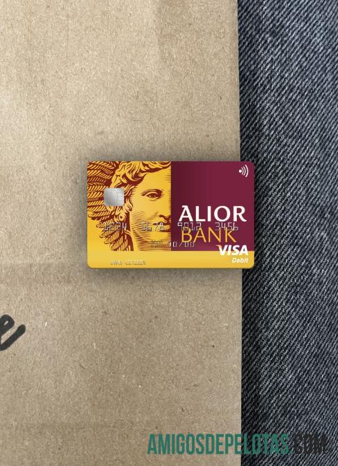 Polônia Alior Bank Visa Cartão de Débito Photolook Front baixar para verificação